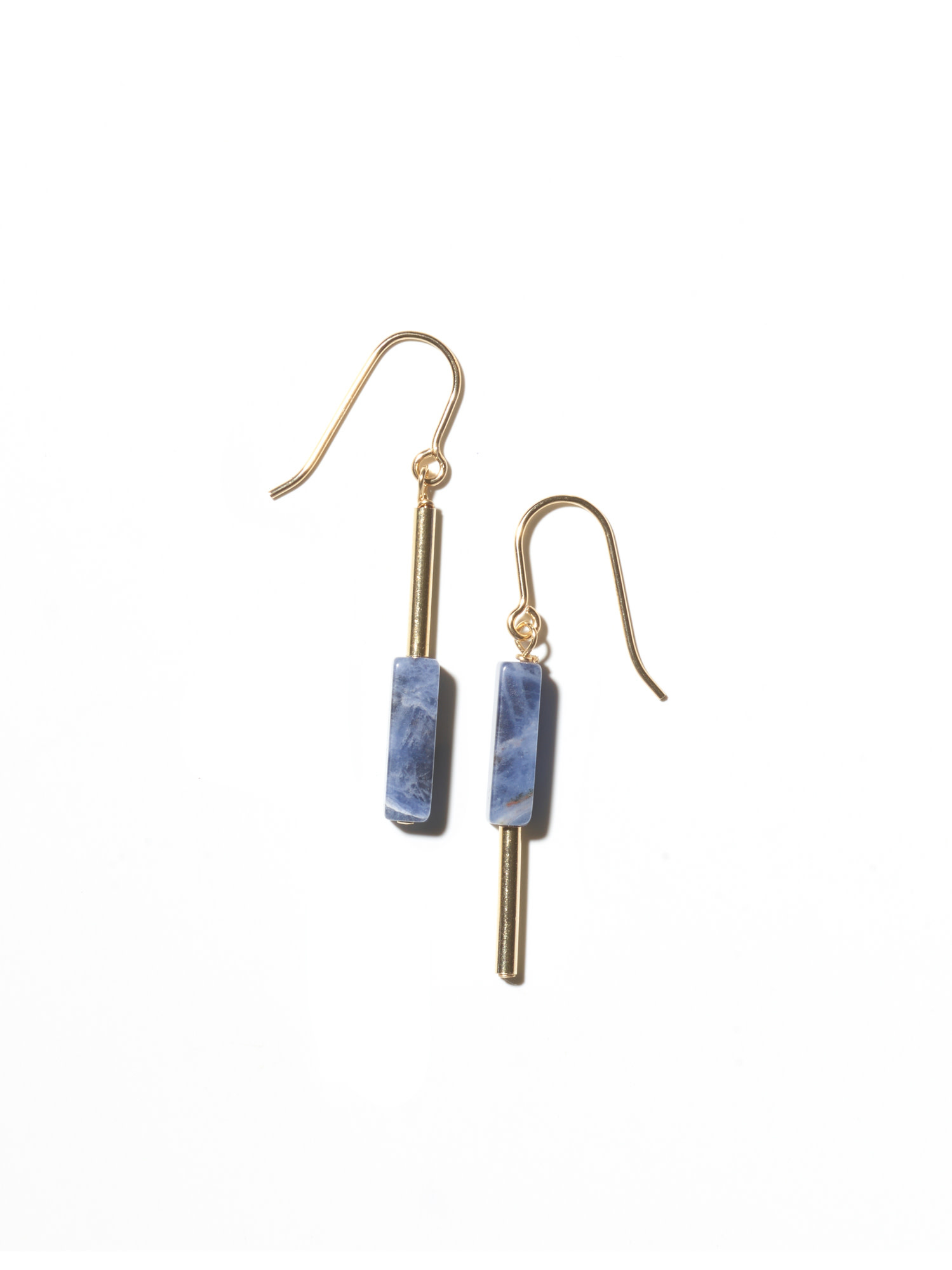NOUVEL ÉTÉ AINO Ohrhänger 14-karat gold filled - Sodalit