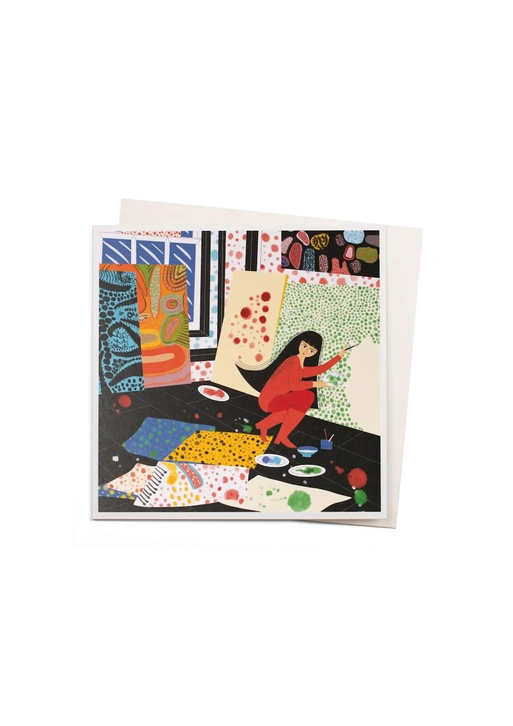 USTUDIO Doppelkarte - Yayoi Kusama