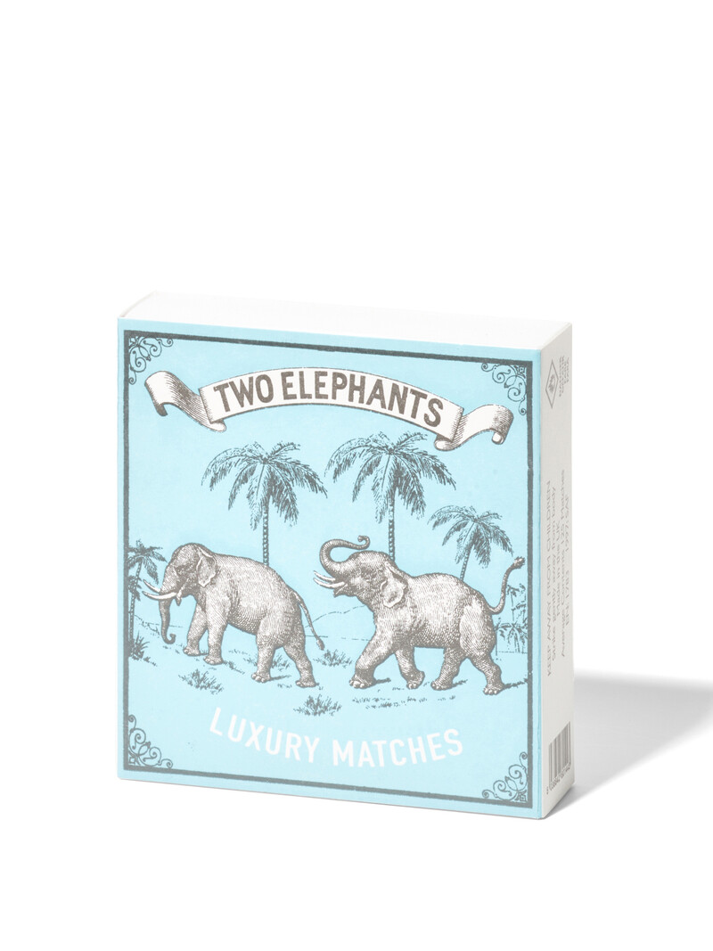 ARCHIVIST GALLERY Two Elephants Luxury Matches – Streichholzschachtel