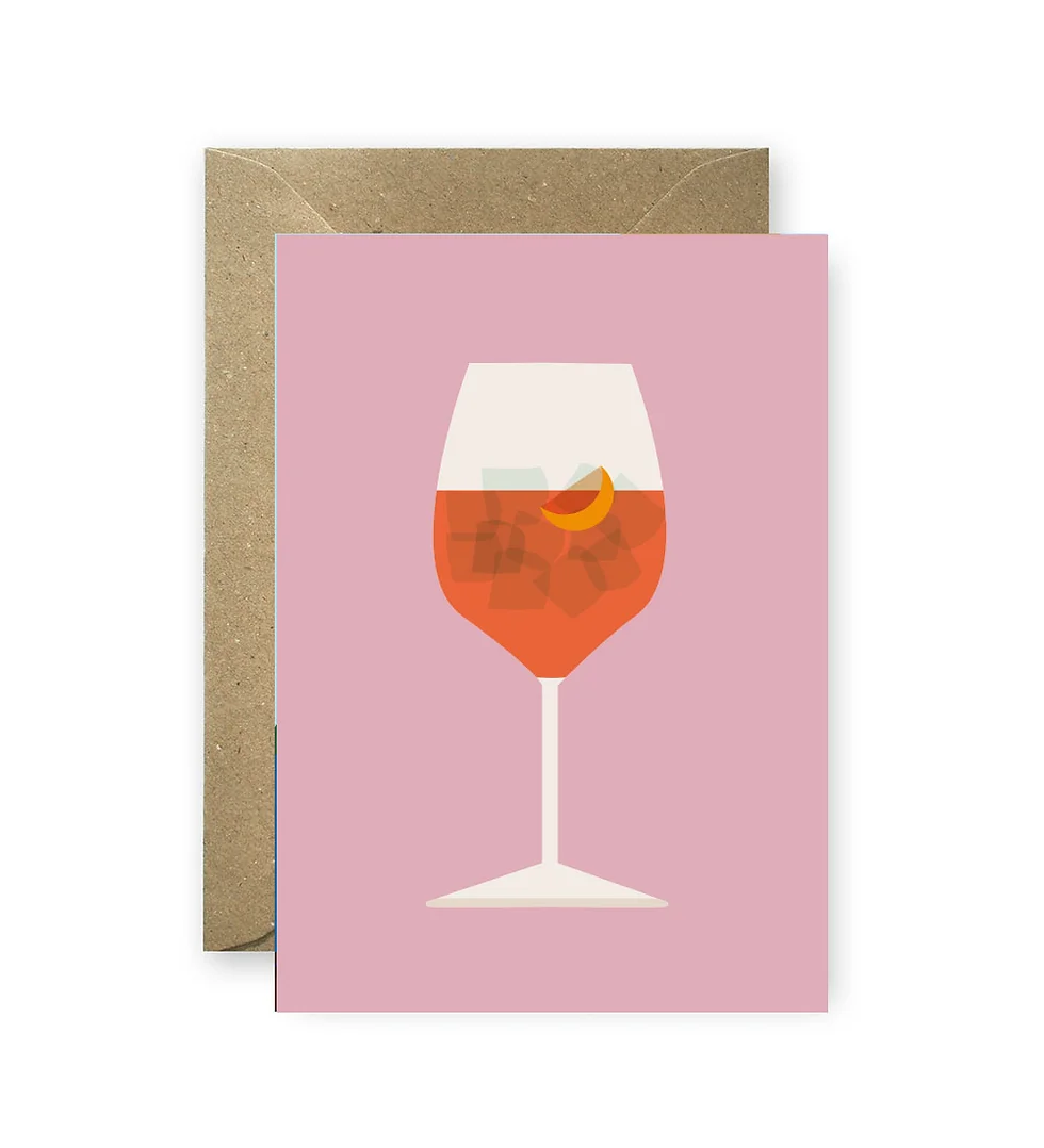 LINIENWERK Postkarte Aperitivo