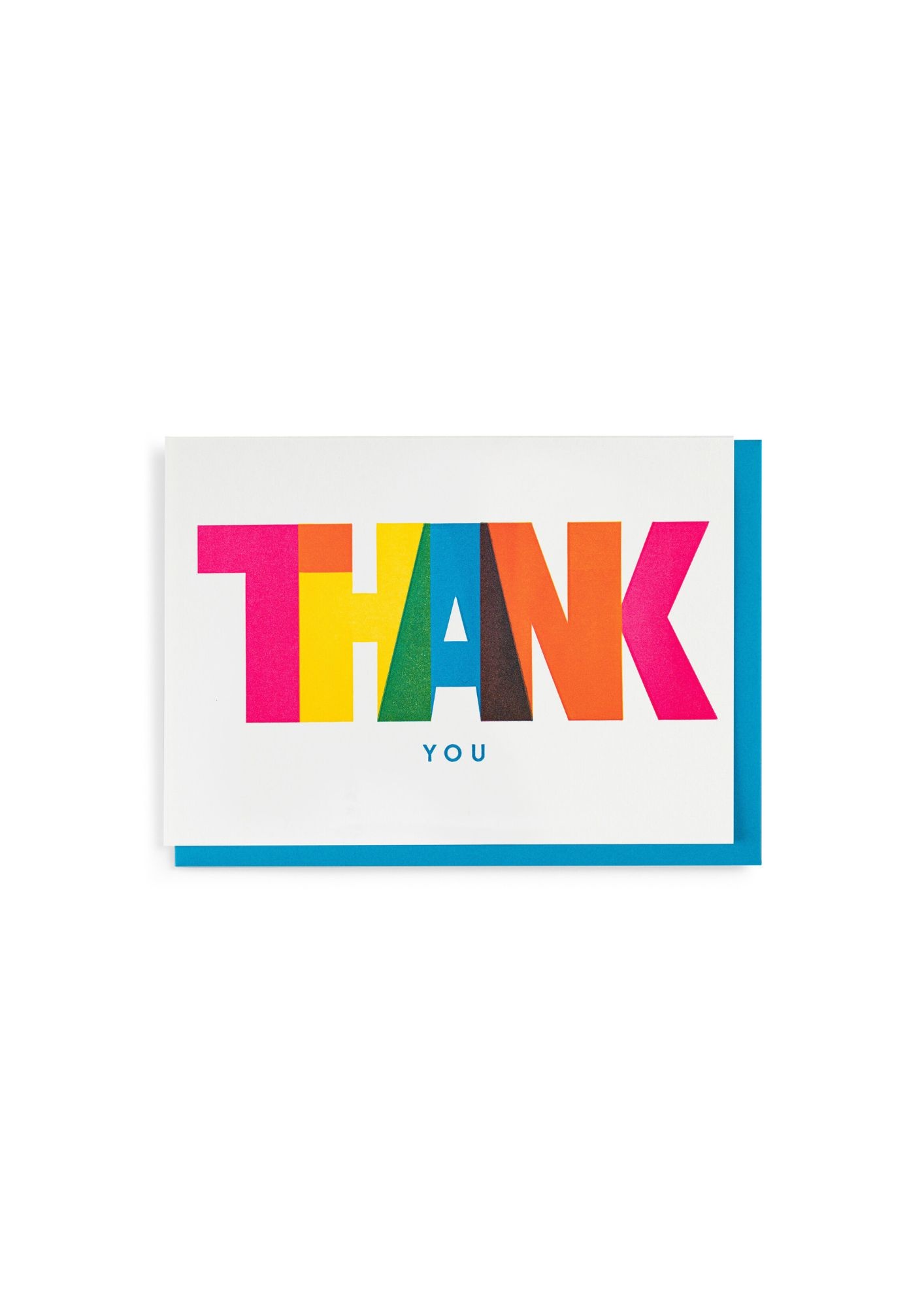 ARCHIVIST GALLERY Karte mit blauem Umschlag Thank You