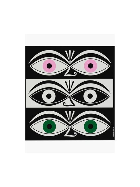 ARCHIVIST GALLERY Triple Eyes Luxury Matches quadratische Streichholzschachtel