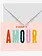 Postkarte Beaucoup d'amour