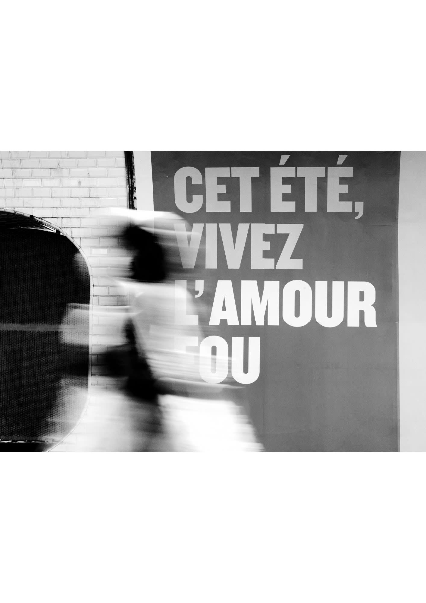 Fine Art Print CET ÉTÉ VIVEZ L'AMOUR FOU N°1 in verschiedenen Formaten