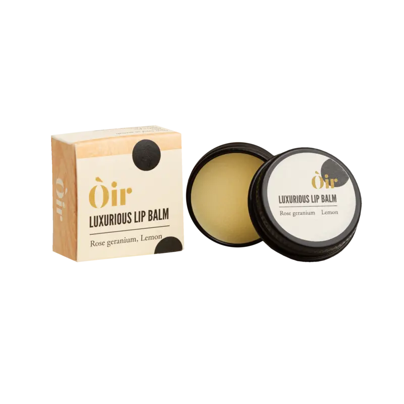 OIR Lippenbalsam Rose Geranium & Lemon