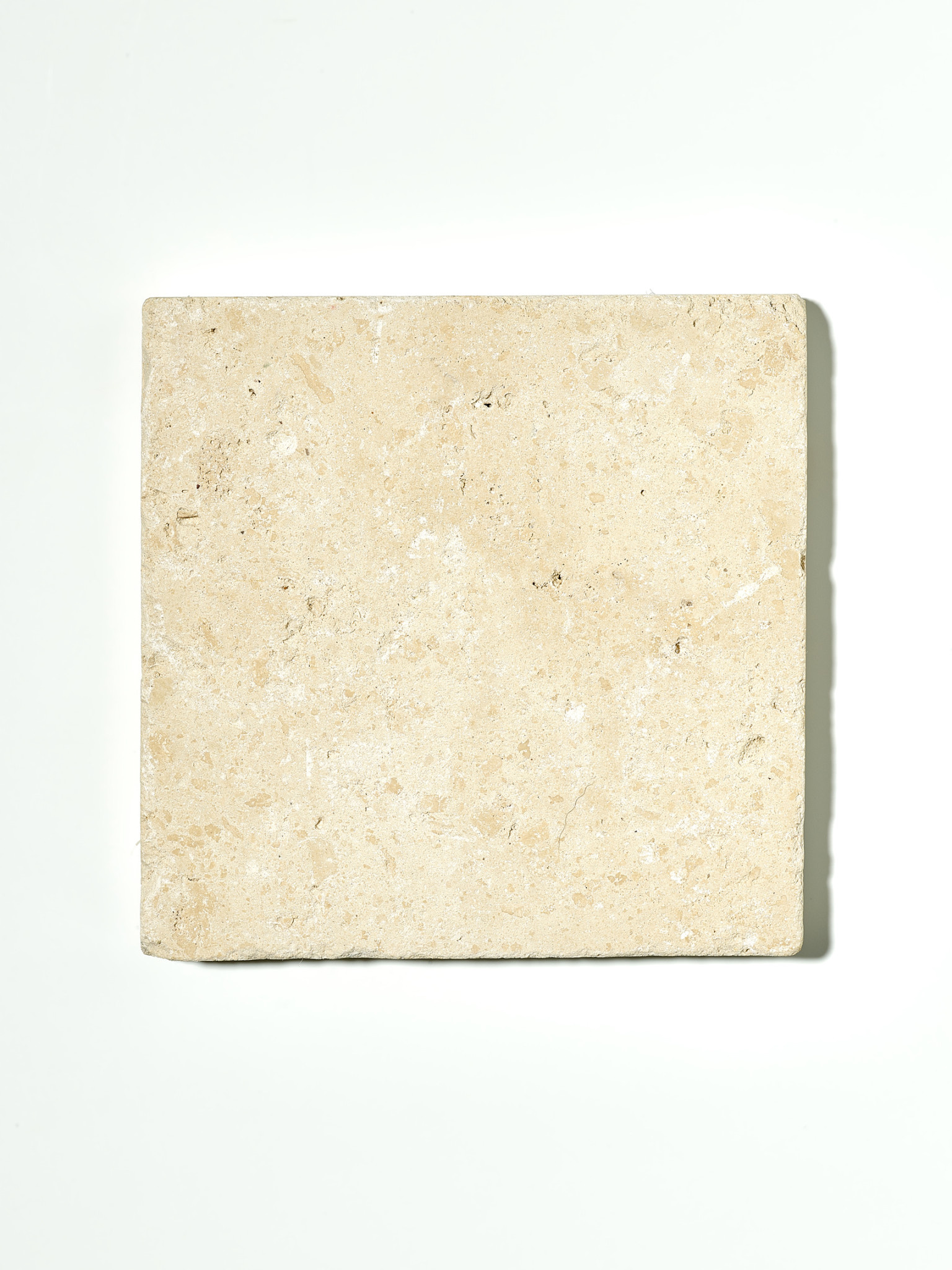 NOUVEL ÉTÉ Travertinablage quadratisch für Seifen, Schmuck und mehr