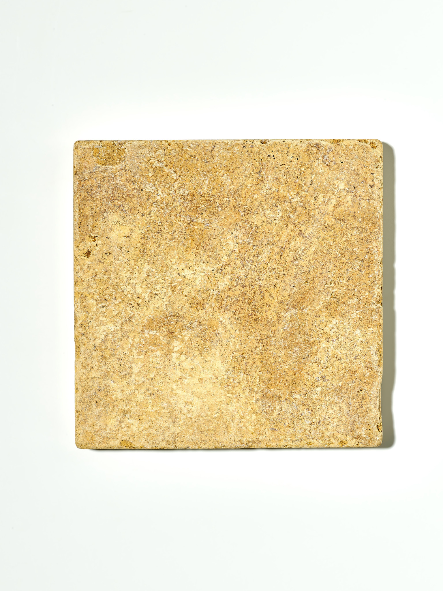 NOUVEL ÉTÉ Travertinablage quadratisch für Seifen, Schmuck und mehr