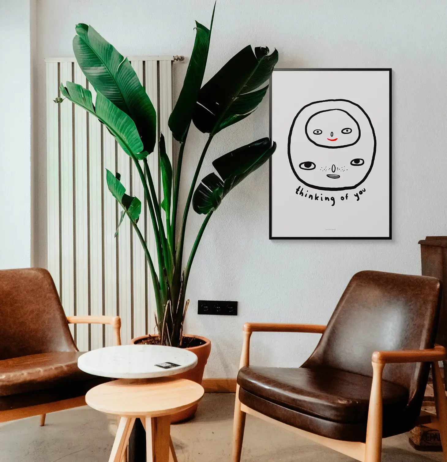 JUST COOL DESIGN Kunstdruck A3 Thinking of you