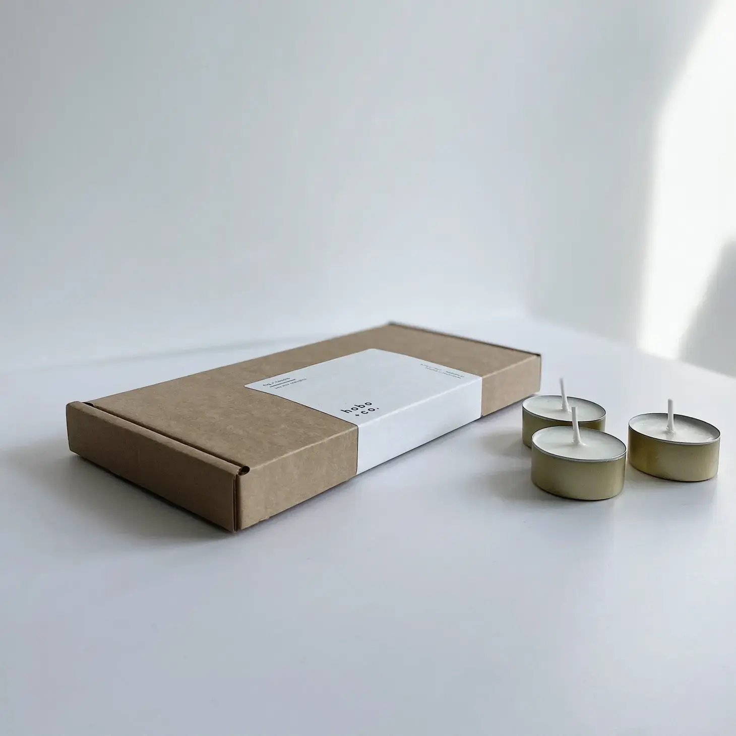 HOBO + CO Teelichter aus Sojawachs, 15 Stück