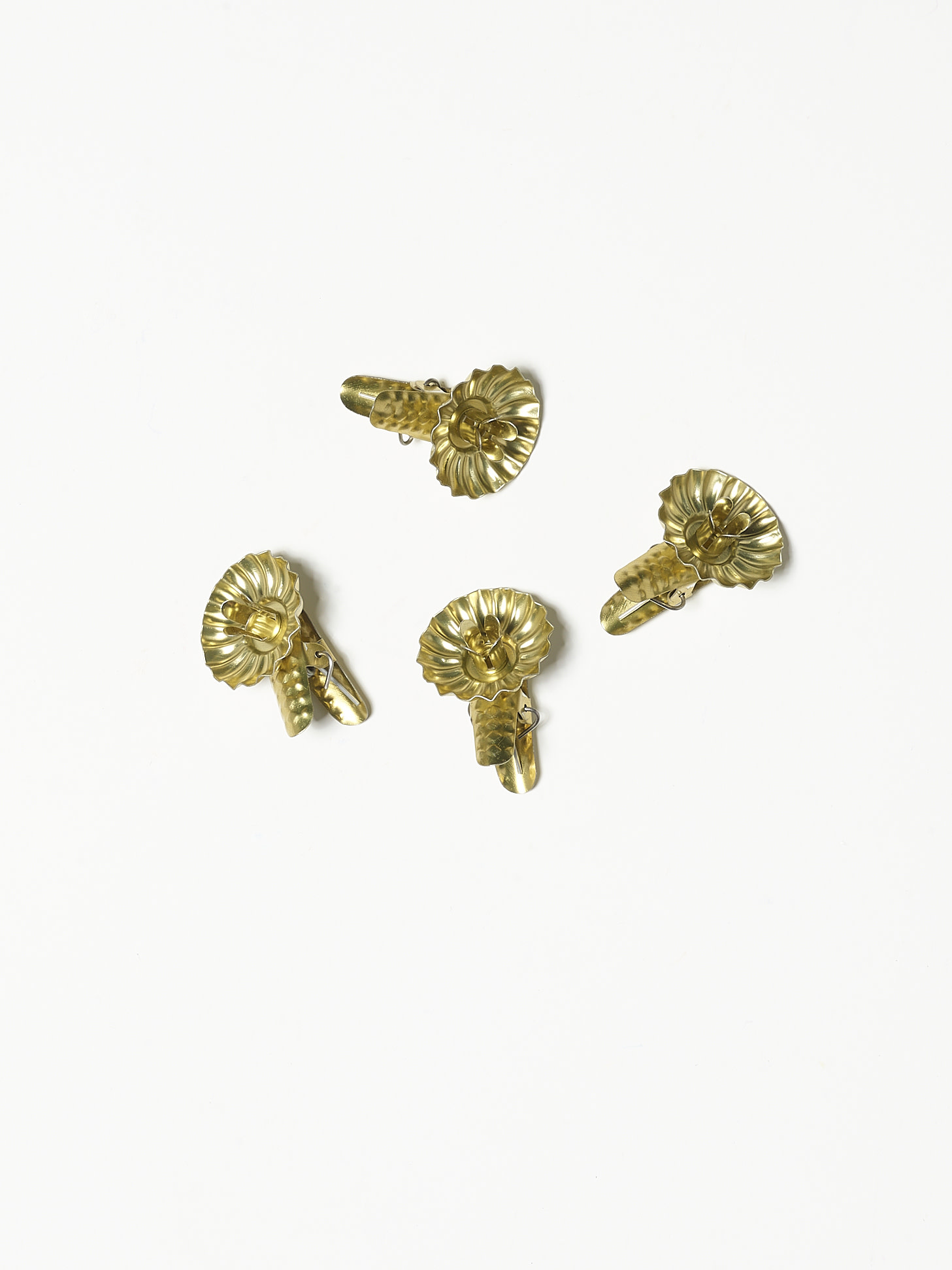 NOUVEL ÉTÉ 4 Mini Kerzenhalter, gold