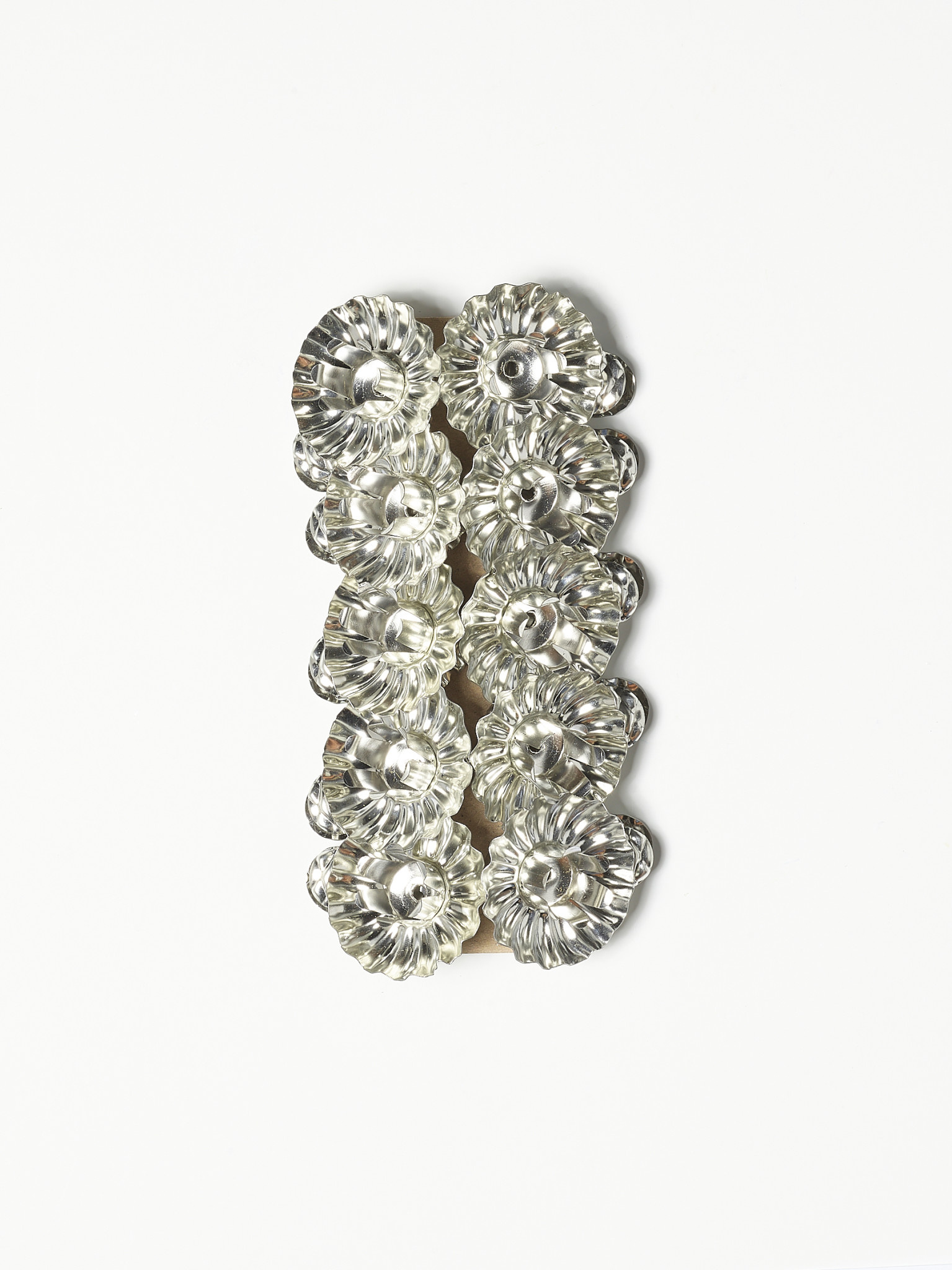 NOUVEL ÉTÉ 10 silberne Baumkerzenhalter