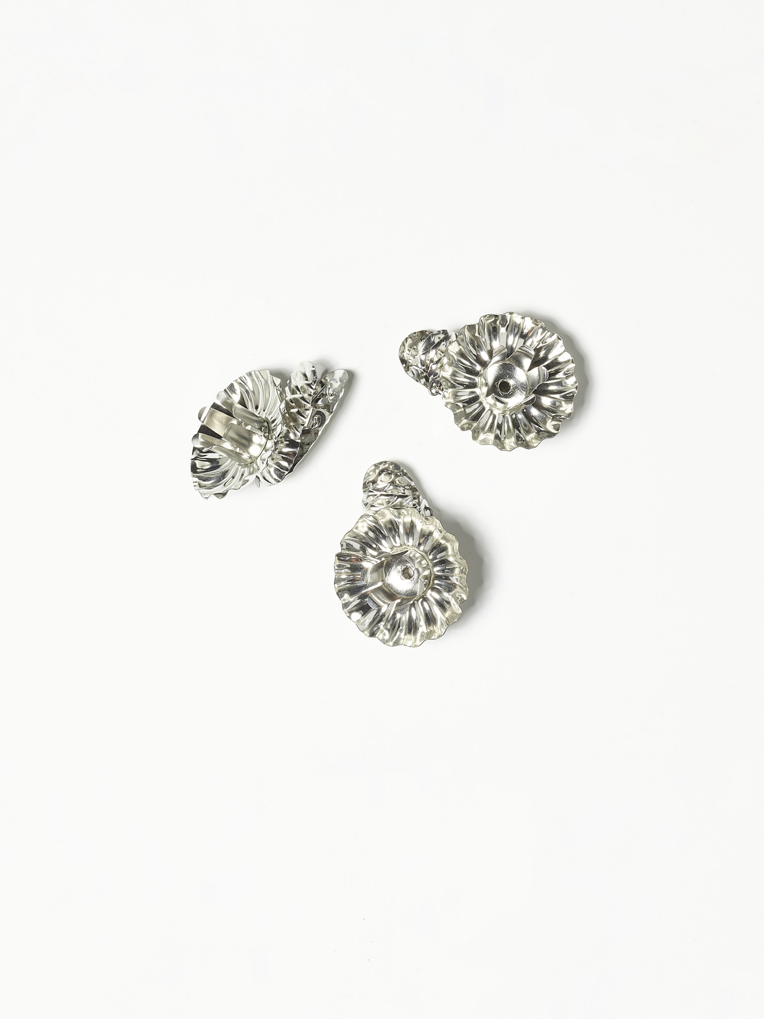 NOUVEL ÉTÉ 10 silberne Baumkerzenhalter