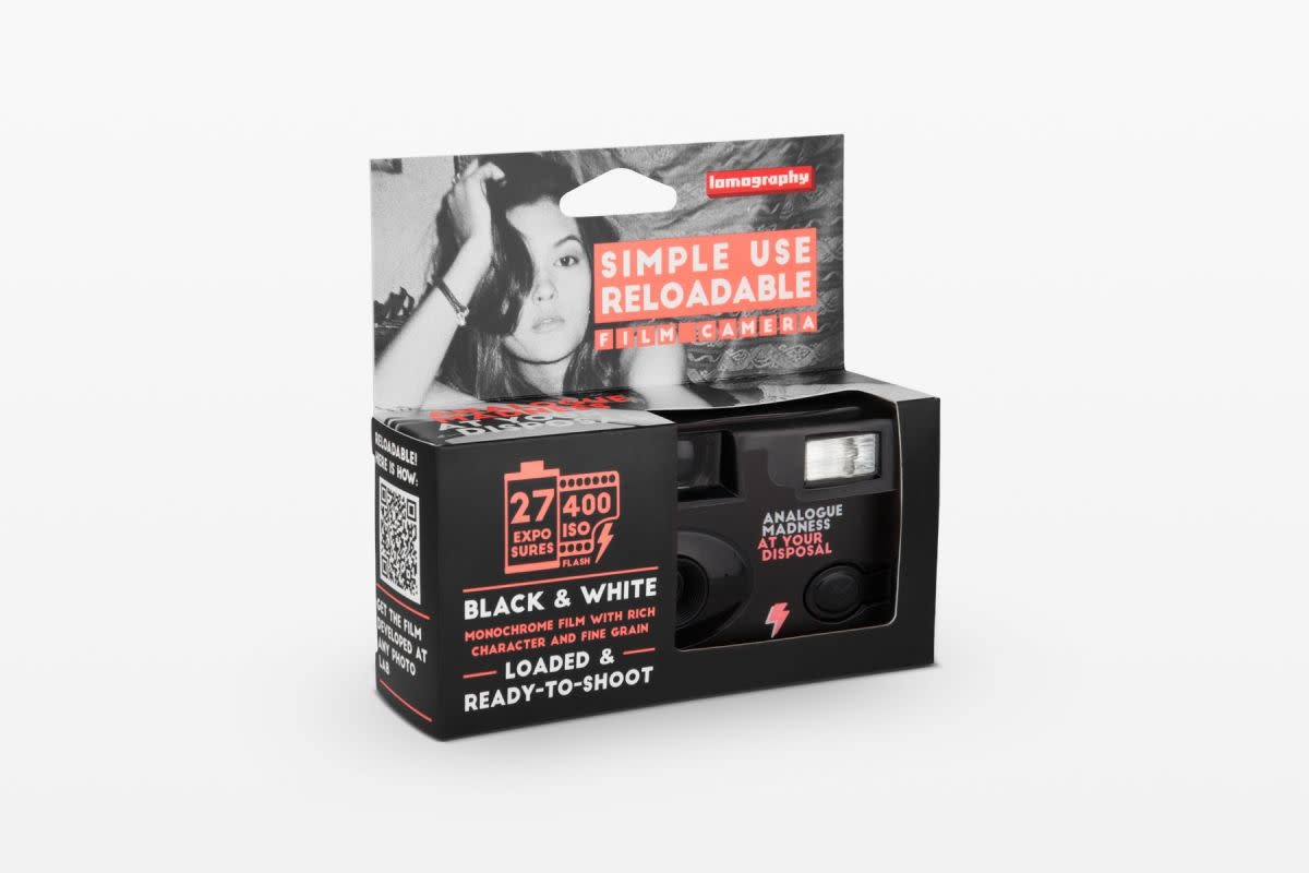 LOMOGRAPHY Simple Use Reloadable Film Kamera B&W