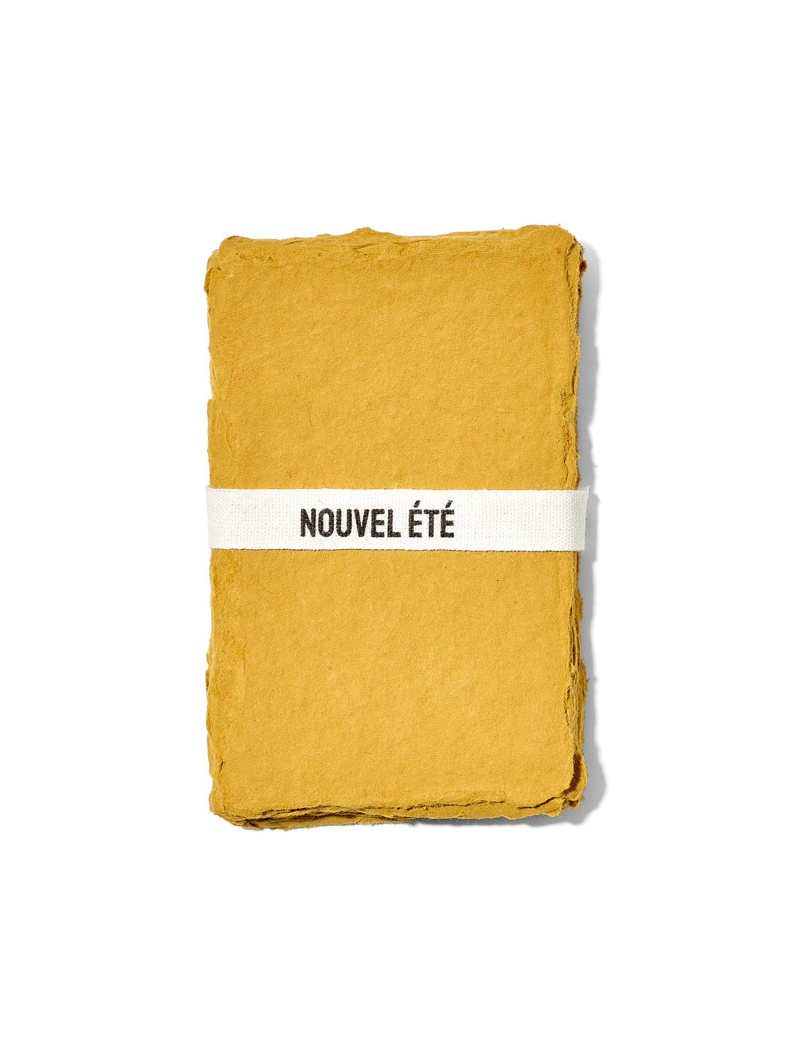 NOUVEL ÉTÉ 5 handgeschöpfte Baumwollpapiere inkl. Couverts, zwei Formate, DIJON