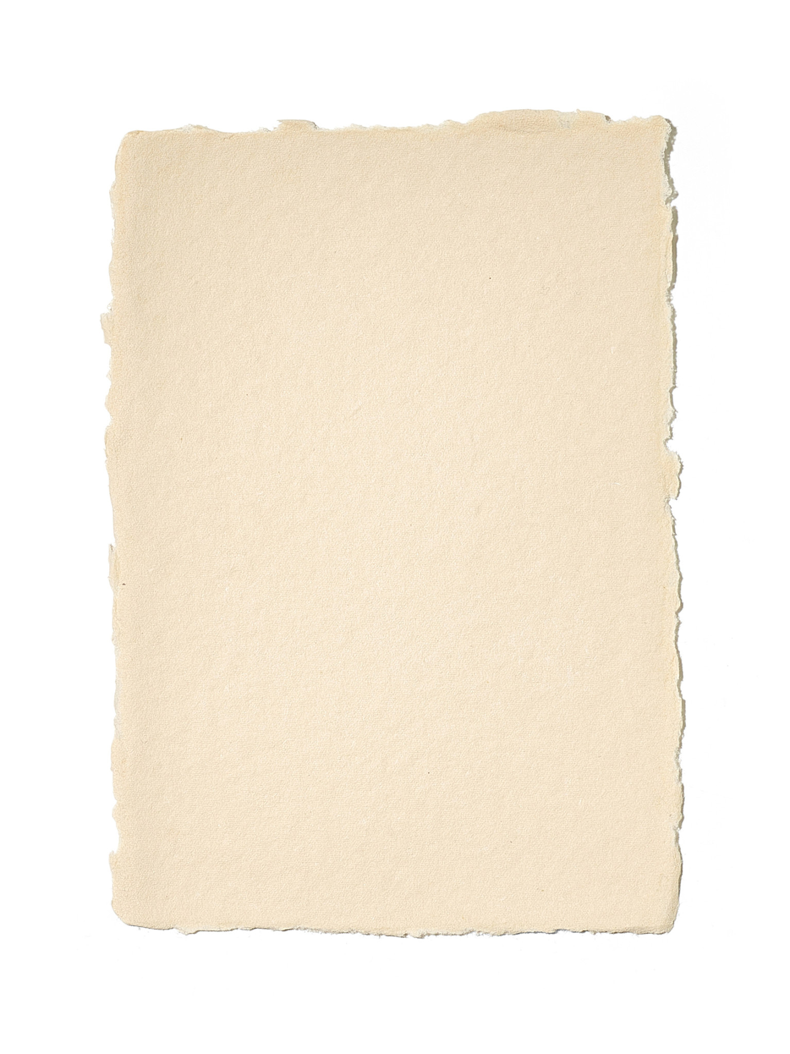 NOUVEL ÉTÉ 5 handgeschöpfte Baumwollpapiere inkl. Couverts, zwei Formate, EIERSCHALE