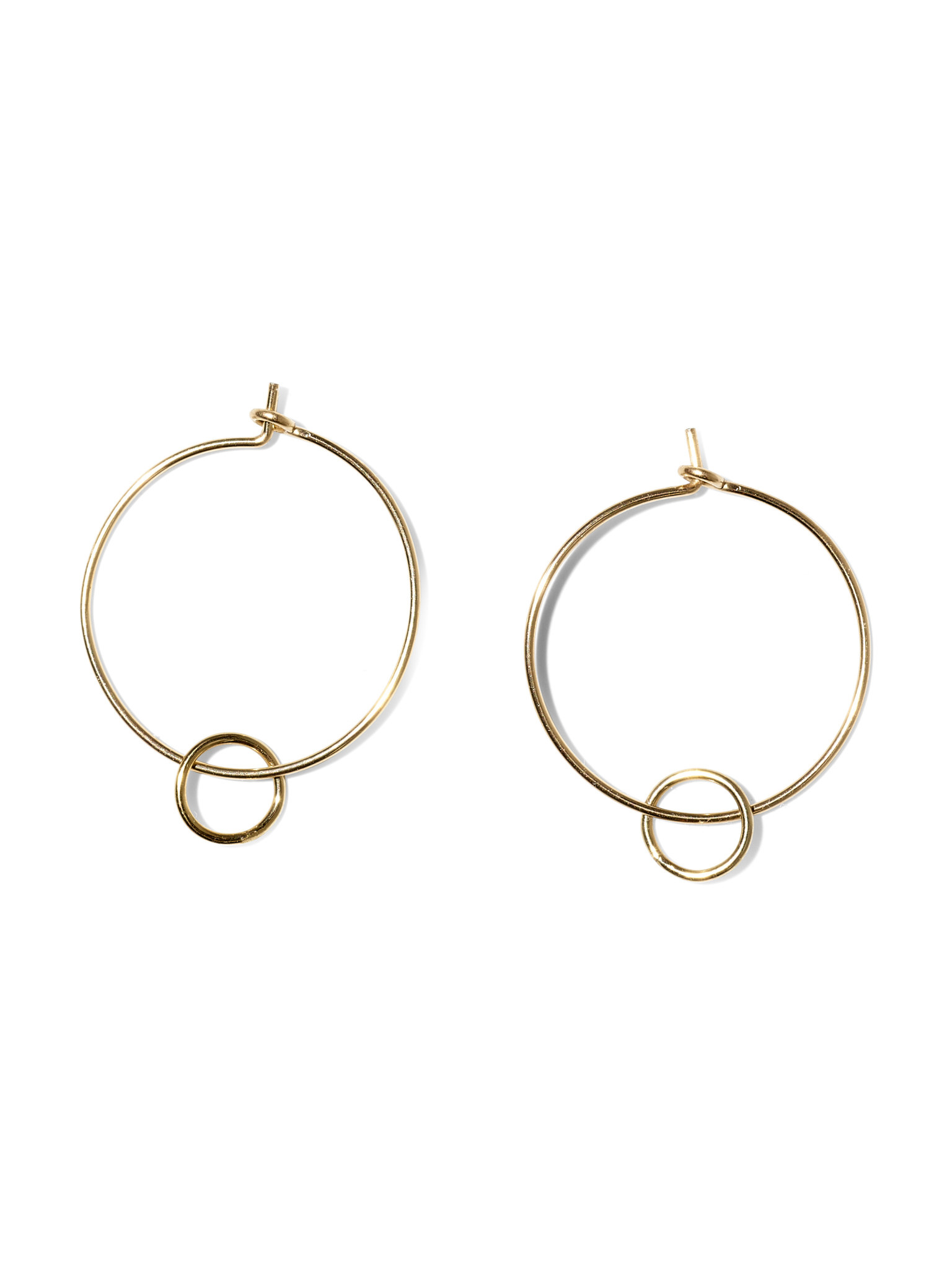 NOUVEL ÉTÉ LANNI, Kreolen gross, 14-karat gold filled