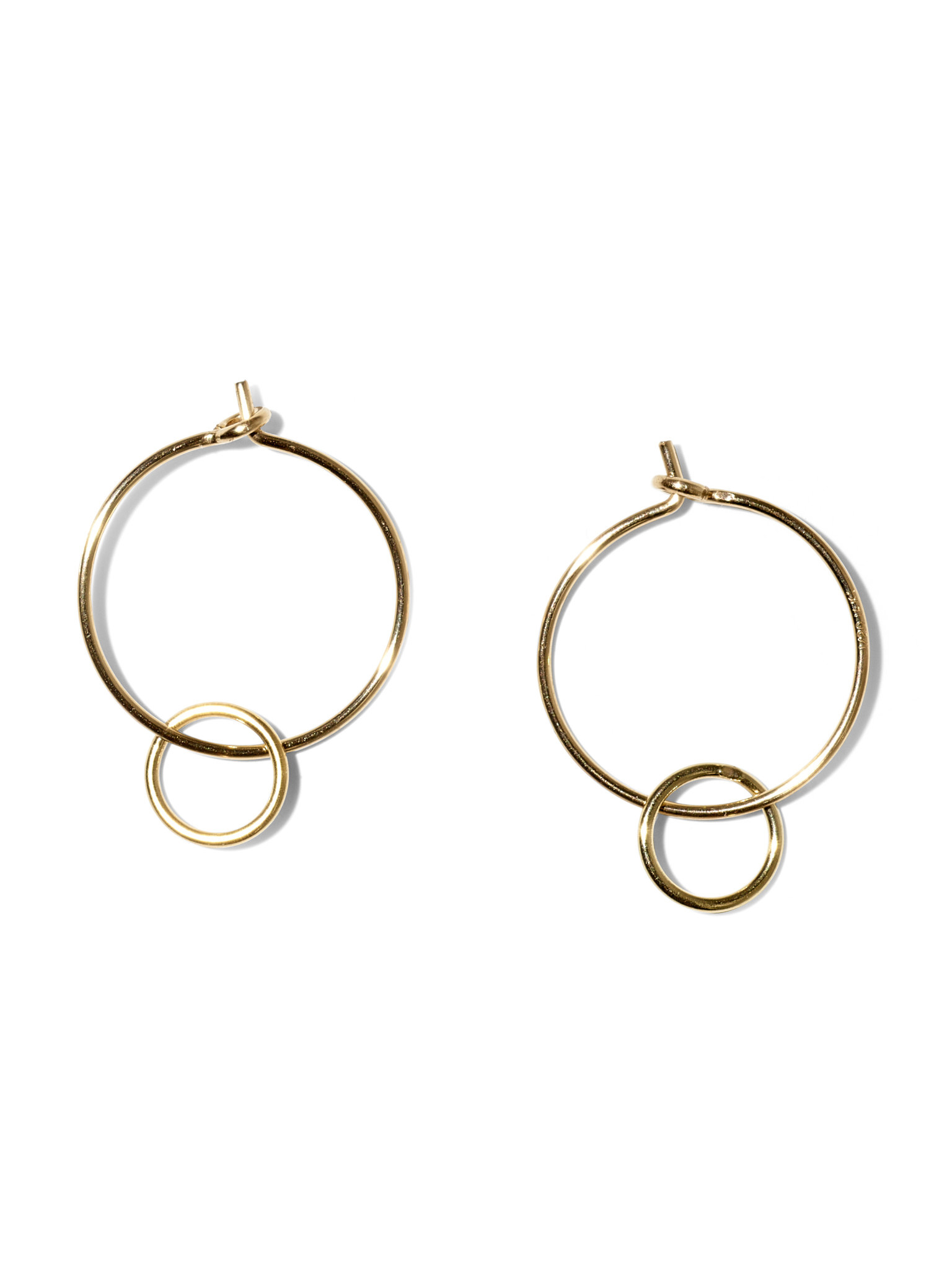 NOUVEL ÉTÉ LANNI, Kreolen klein, 14-karat gold filled