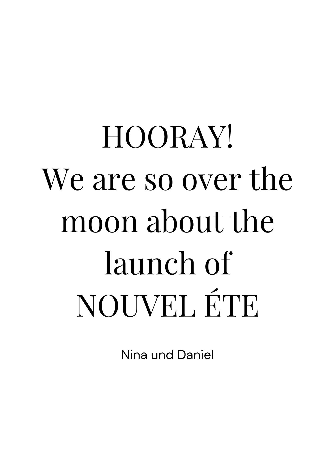 NÉ – bonne nouvelle