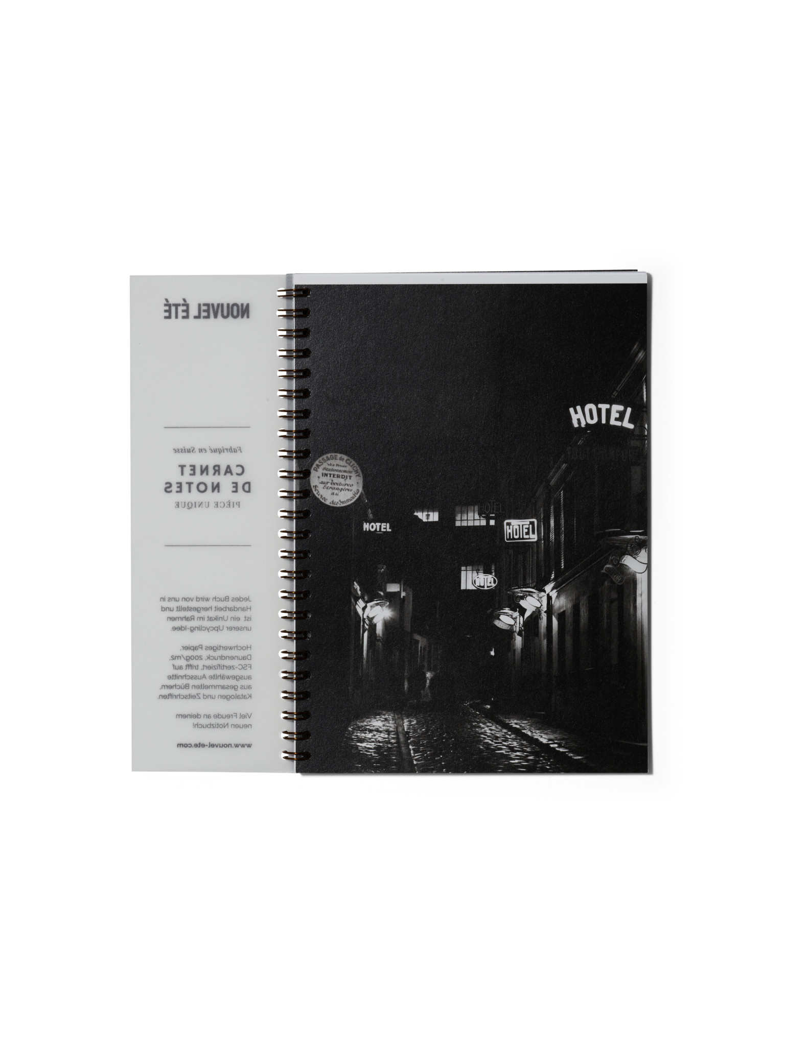 NOUVEL ÉTÉ UNIKAT Notizbuch / Carnet de notes - Edition Paris, N°5
