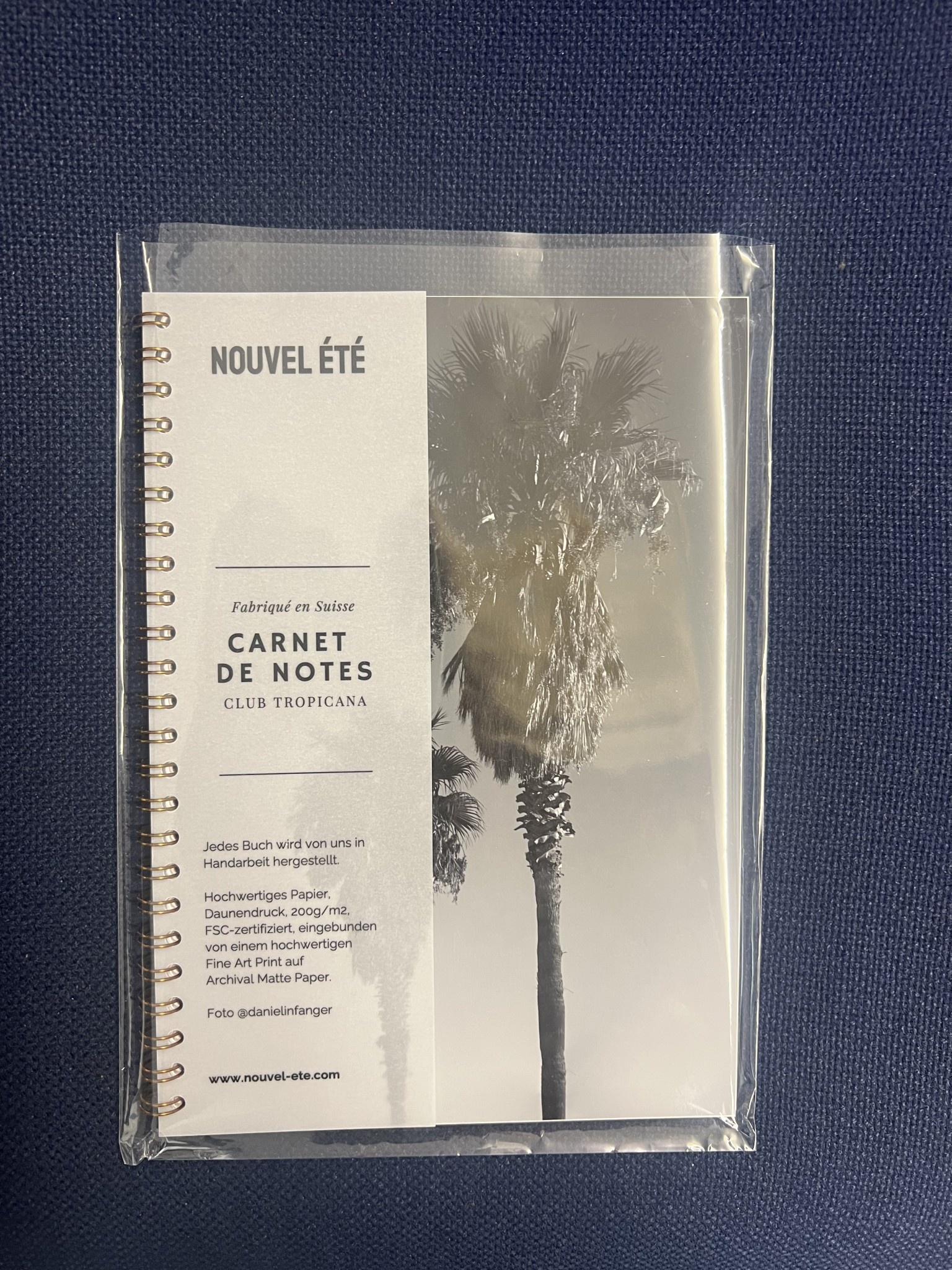 NOUVEL ÉTÉ Notizbuch / Carnet de notes – Club Tropicana, N°4, Fine Art Print