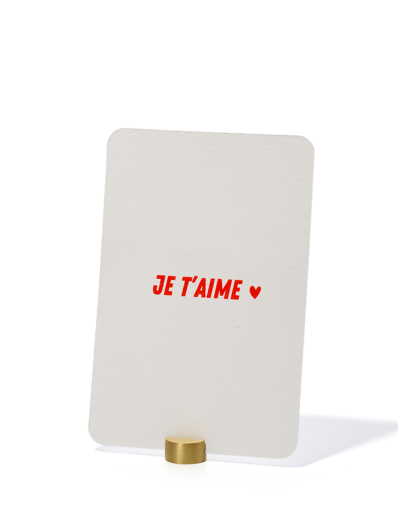 NOUVEL ÉTÉ RISO Postkarte, JE T'AIME