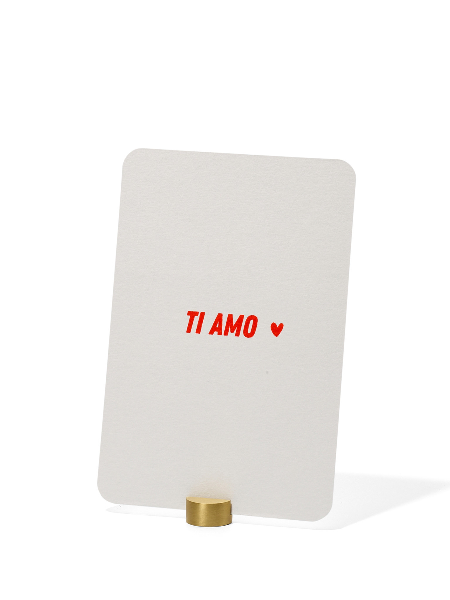 NOUVEL ÉTÉ RISO Postkarte, TI AMO