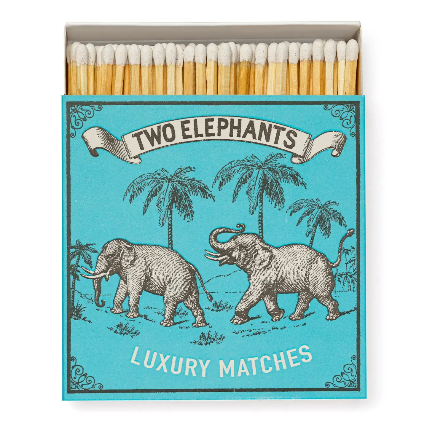 ARCHIVIST GALLERY Two Elephants Luxury Matches – Streichholzschachtel