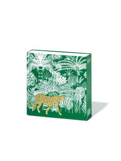 ARCHIVIST GALLERY Cheetah in Jungle Luxury Matches quadratische Streichholzschachtel