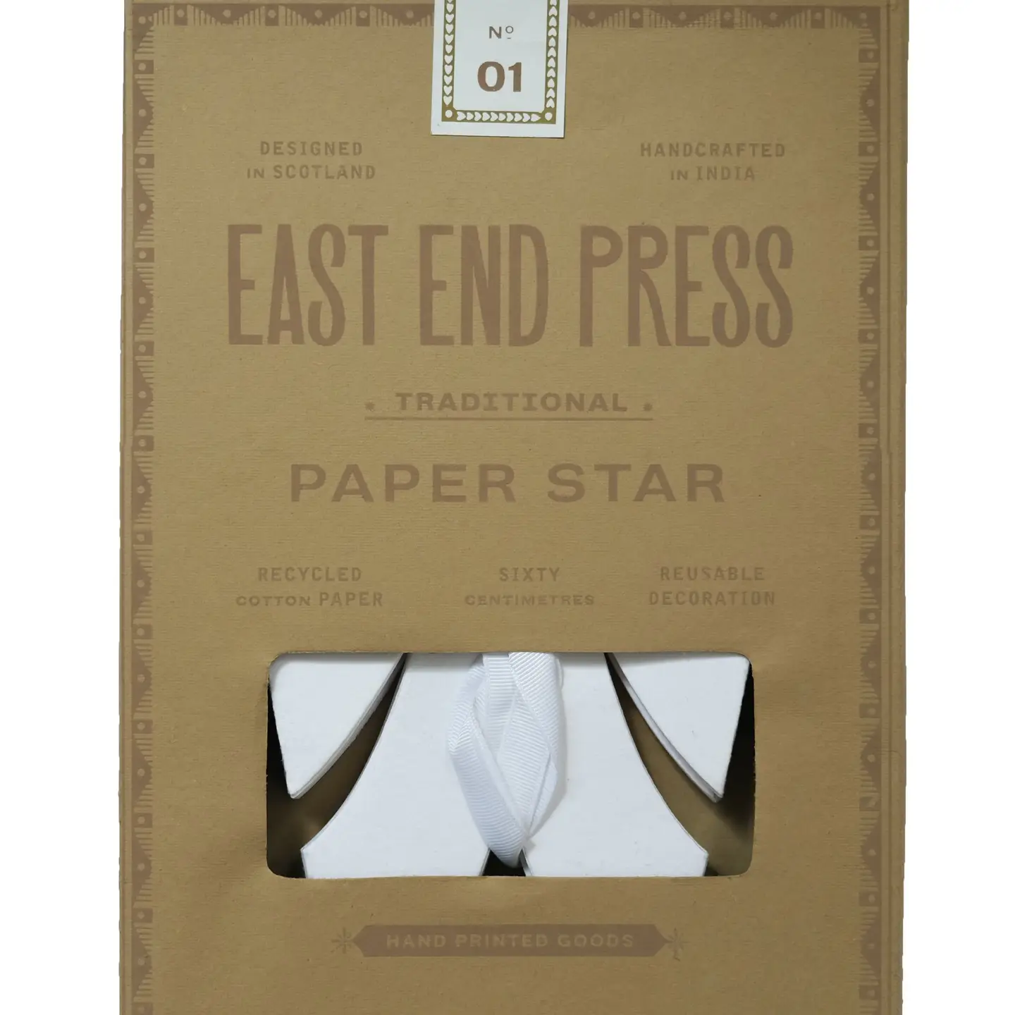 EAST AND PRESS Papierstern gross