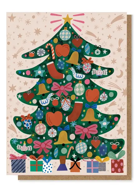 DARIA SOLAK ILLUSTRATIONS Doppelkarte mit Umschlag TREE