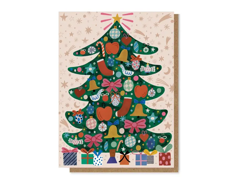 DARIA SOLAK ILLUSTRATIONS Doppelkarte mit Umschlag TREE