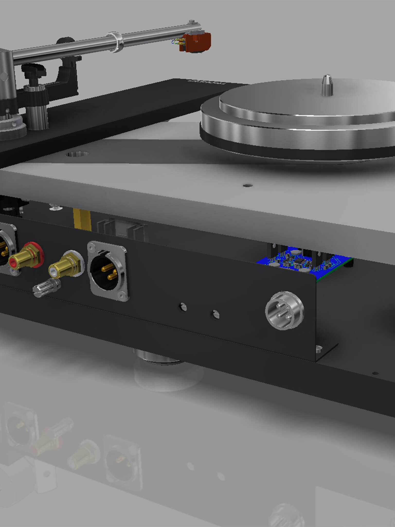 THORENS Plattenspieler TD-1601 TP-92 o.T. elektr. Lift XLR