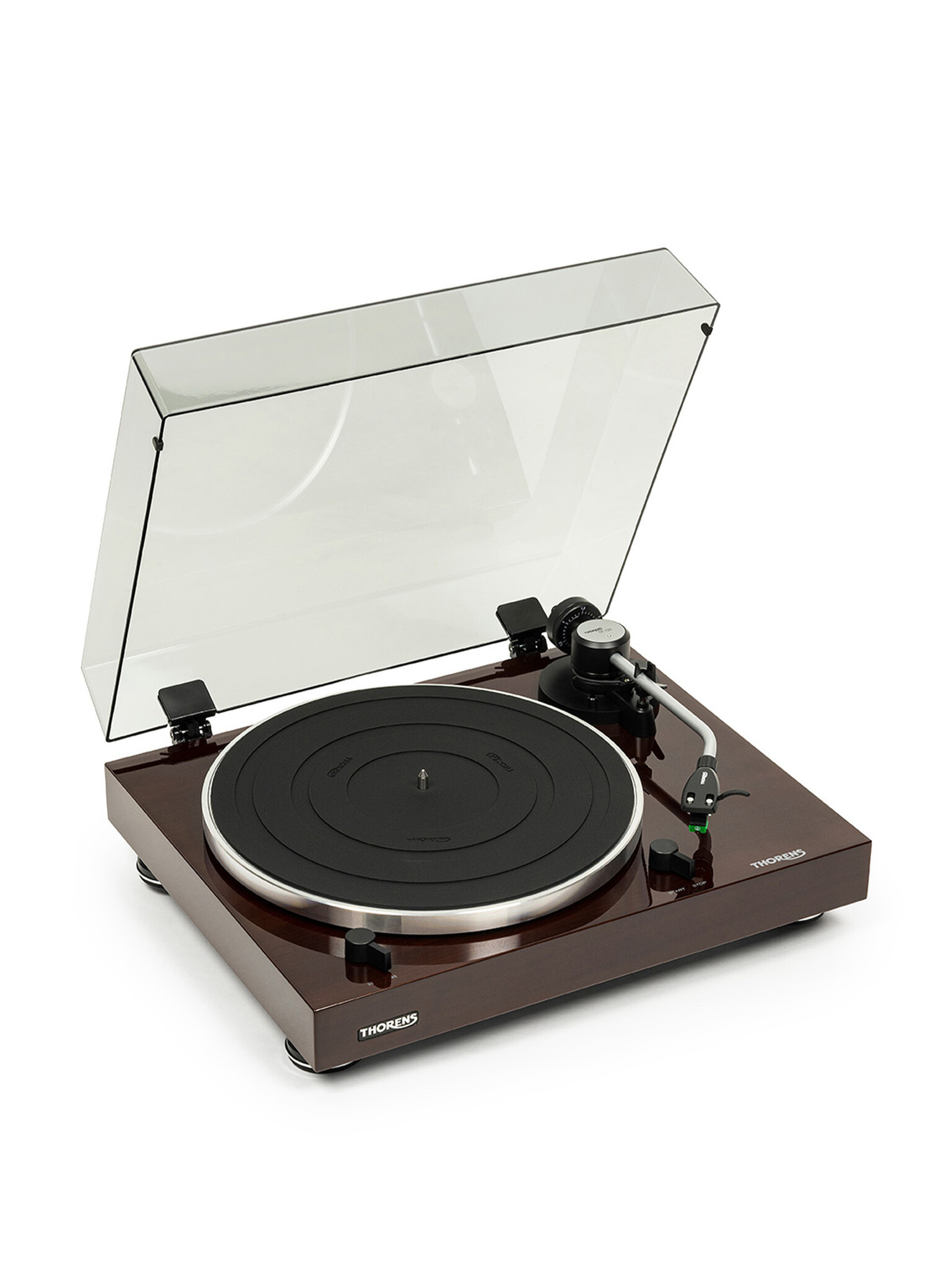 THORENS Plattenspieler TD-204 manuell mit Phonovorstufe TP120 Tonarm