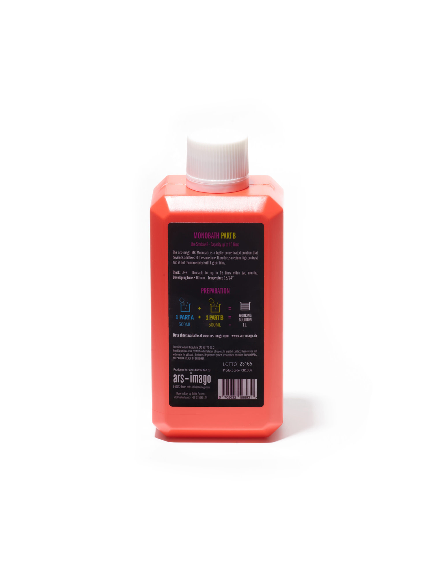 ARS-IMAGO Monobad Film Developer 2 x 500ml