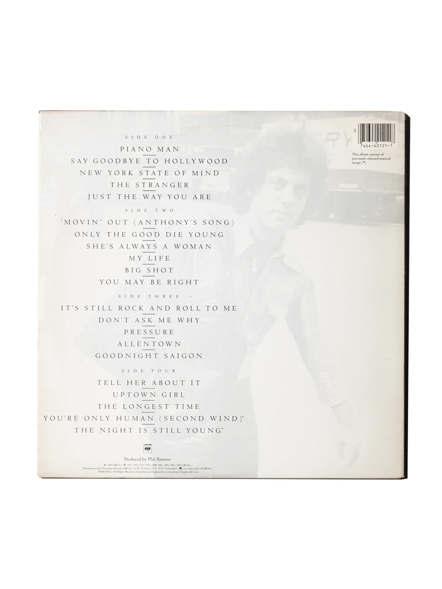HARK RECORDS PARIS Billy Joel - Greatest Hits Volume 1 and Volume 2