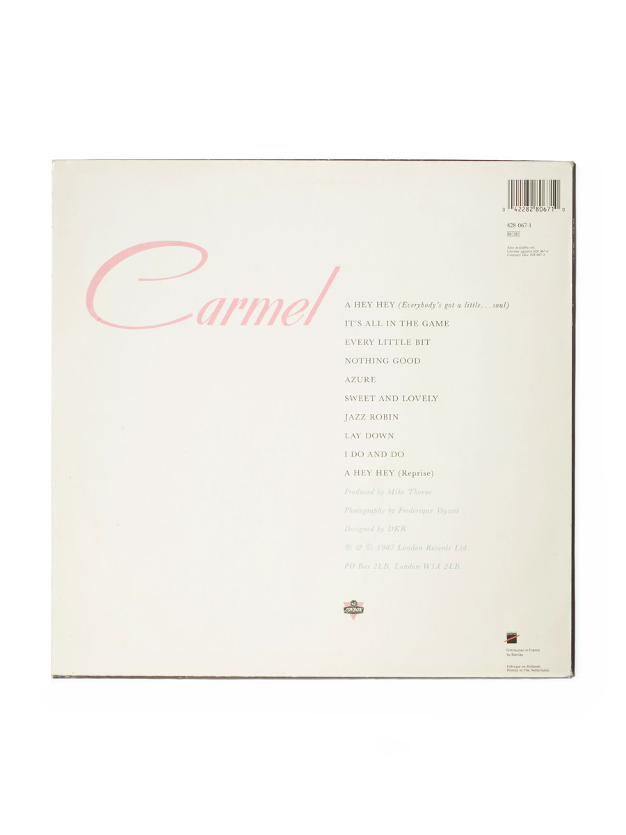 HARK RECORDS PARIS Carmel - Everybody's Gots A Little....Soul