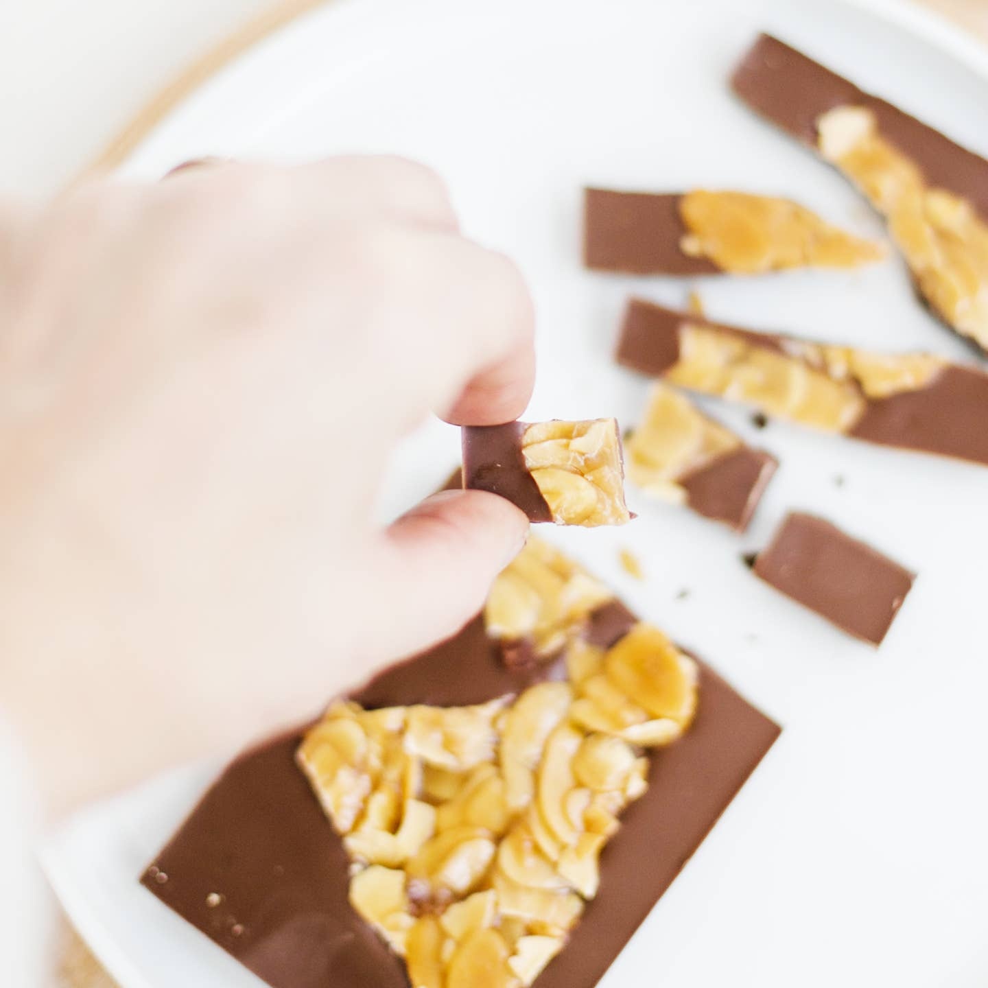 Vollmilchschokolade - Florentiner