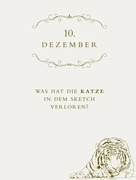 Dinner For One - der offizielle Adventskalender
