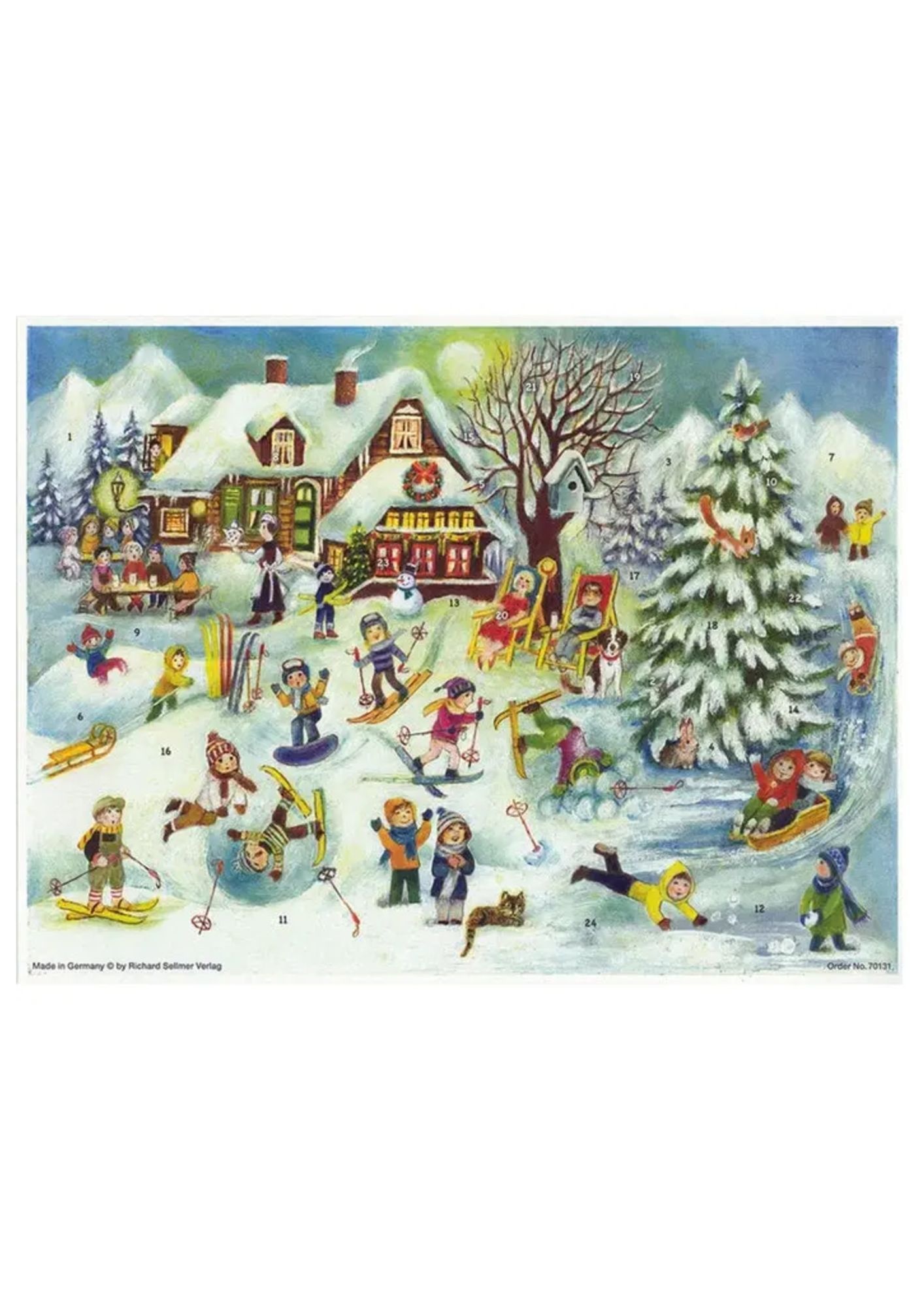 Adventskalender A3 Ski-Plausch