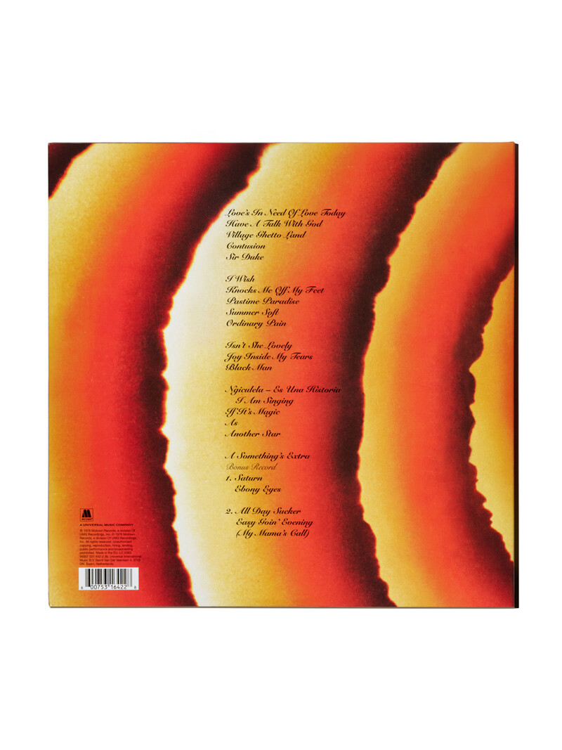 NÉ RECORDS Stevie Wonder - Songs In The Key of Life