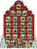Wand-Adventskalender - Nostalgisches Weihnachtshaus