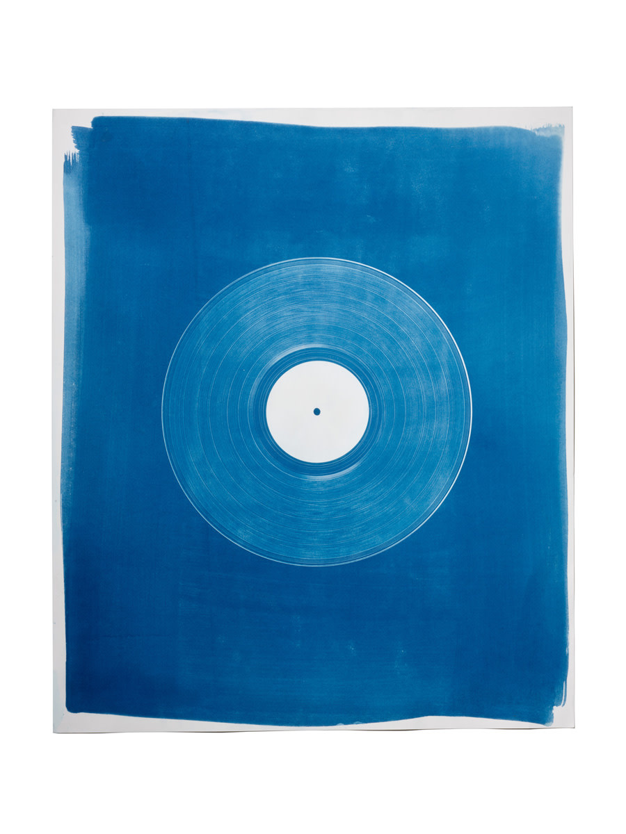 STUDIO SOMMER Original Cyanotypie Vinyl Hermanos Gutiérrez gross