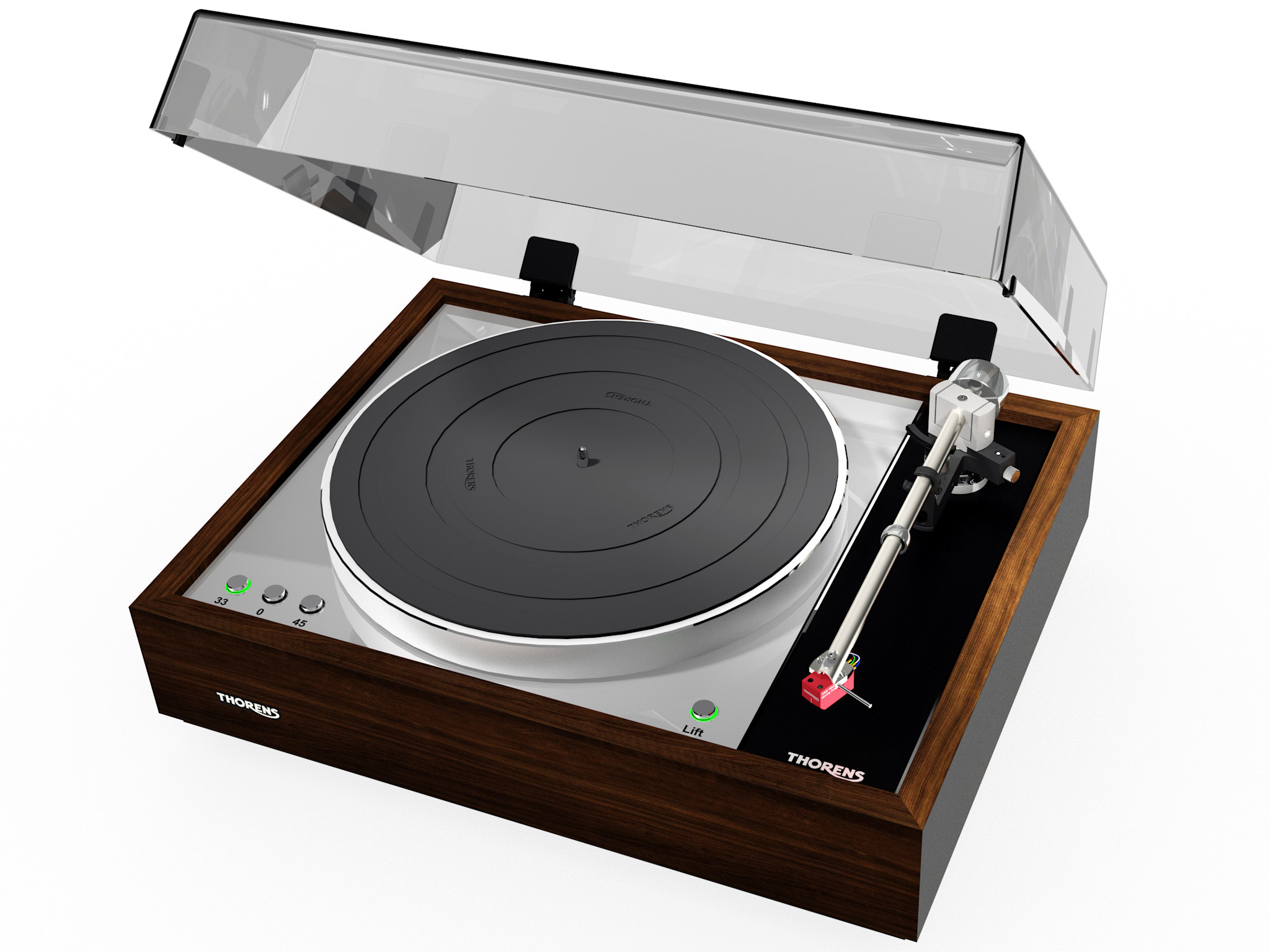 THORENS Plattenspieler TD-1601 TP-92 o.T. elektr. Lift XLR