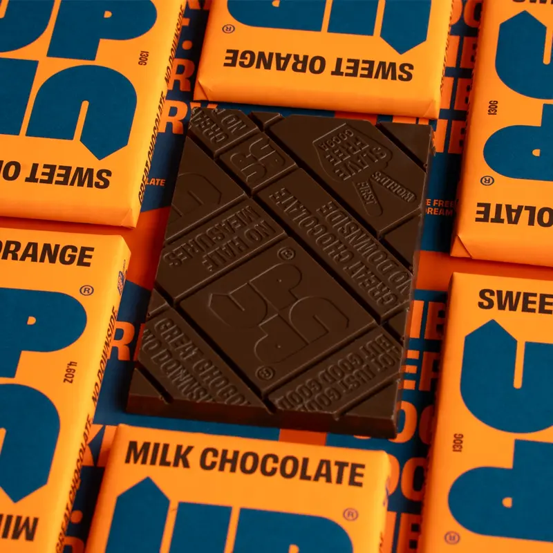 UP-UP CHOCOLATE Milk Chocolate Sweet Orange