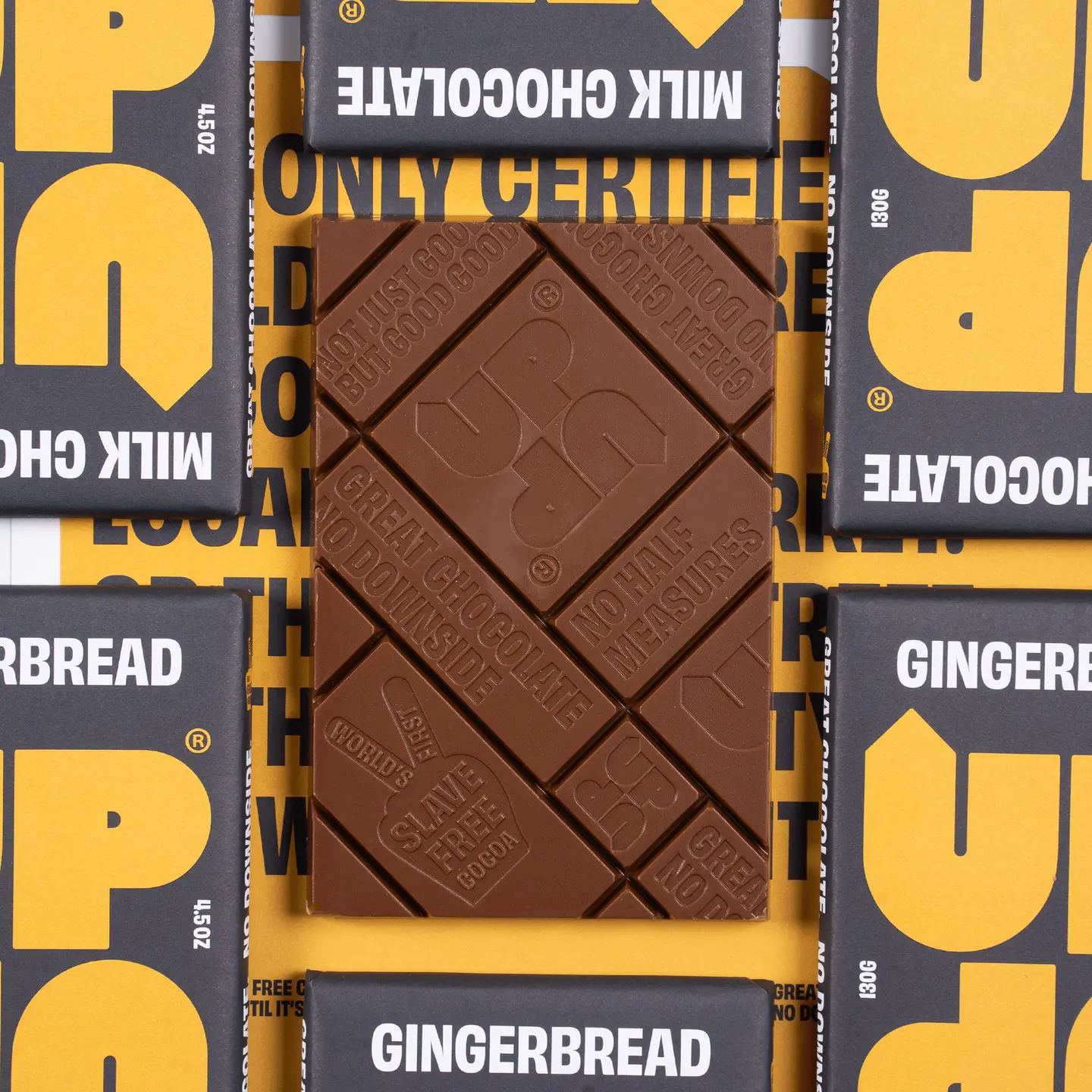 UP-UP CHOCOLATE Milk Chocolate Gingerbread