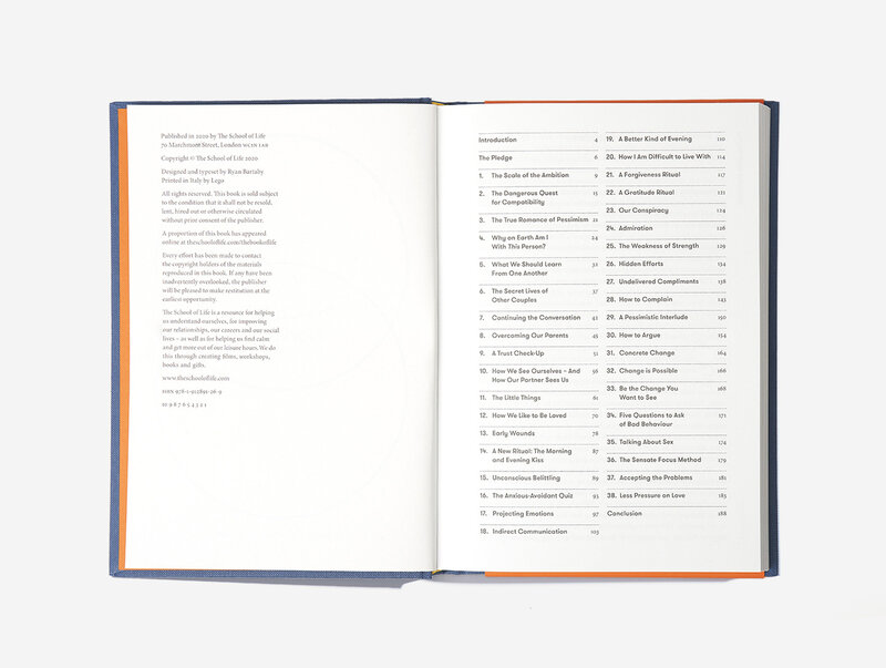 THE SCHOOL OF LIFE The Couples Workbook