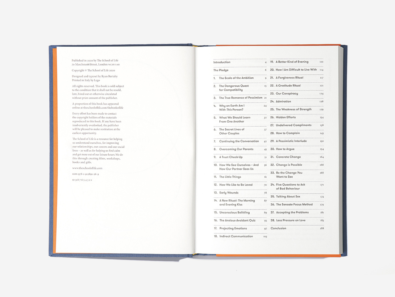 THE SCHOOL OF LIFE The Couples Workbook