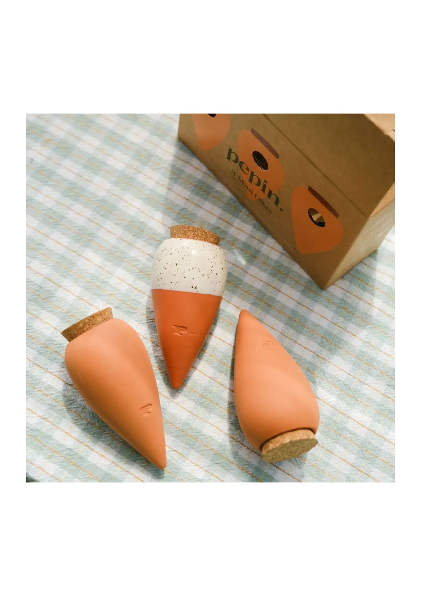 Oya Wasserspender aus Terrakotta Set klein