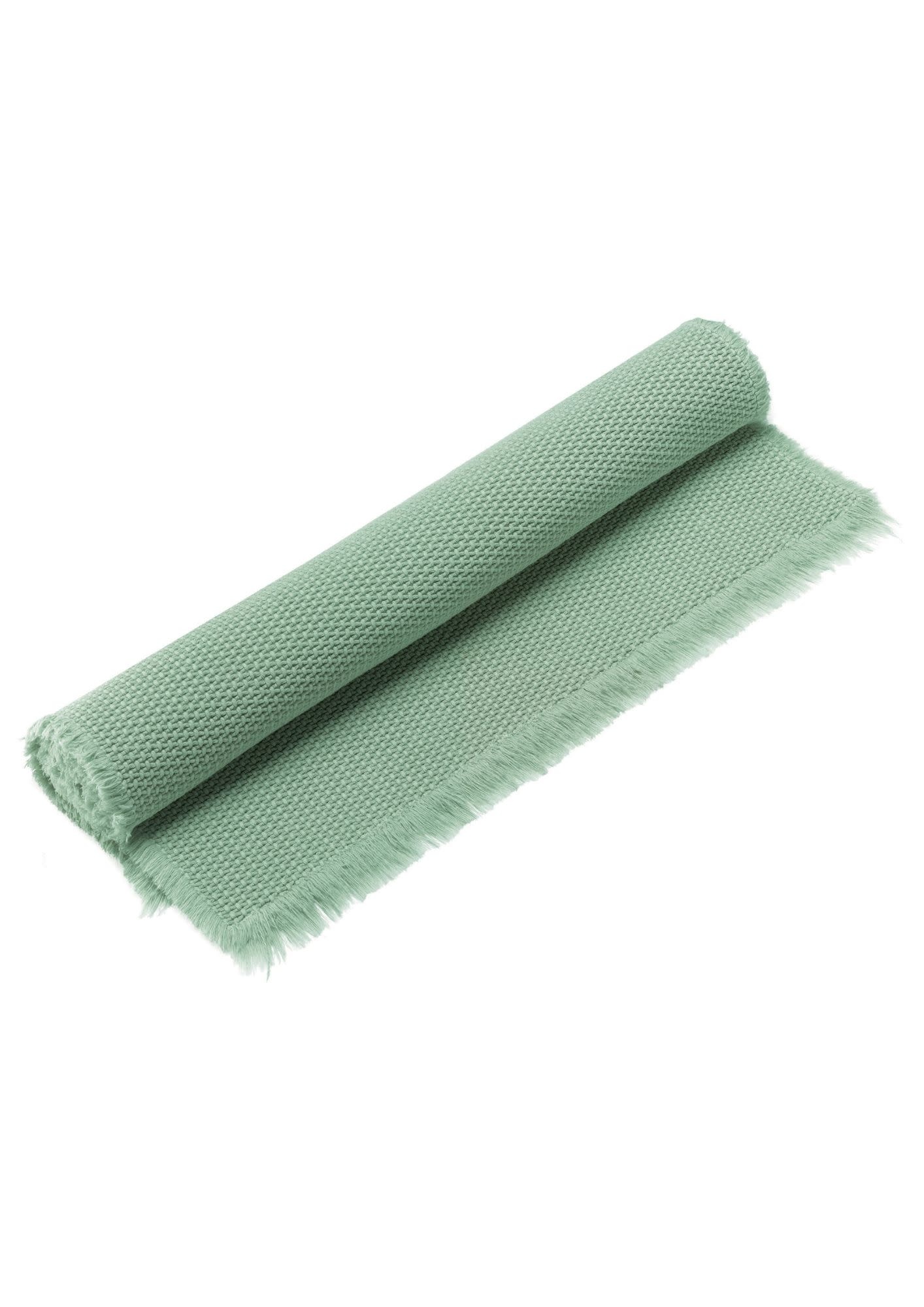 Badezimmerteppich / Teppich mit Fransen 54 x 64cm