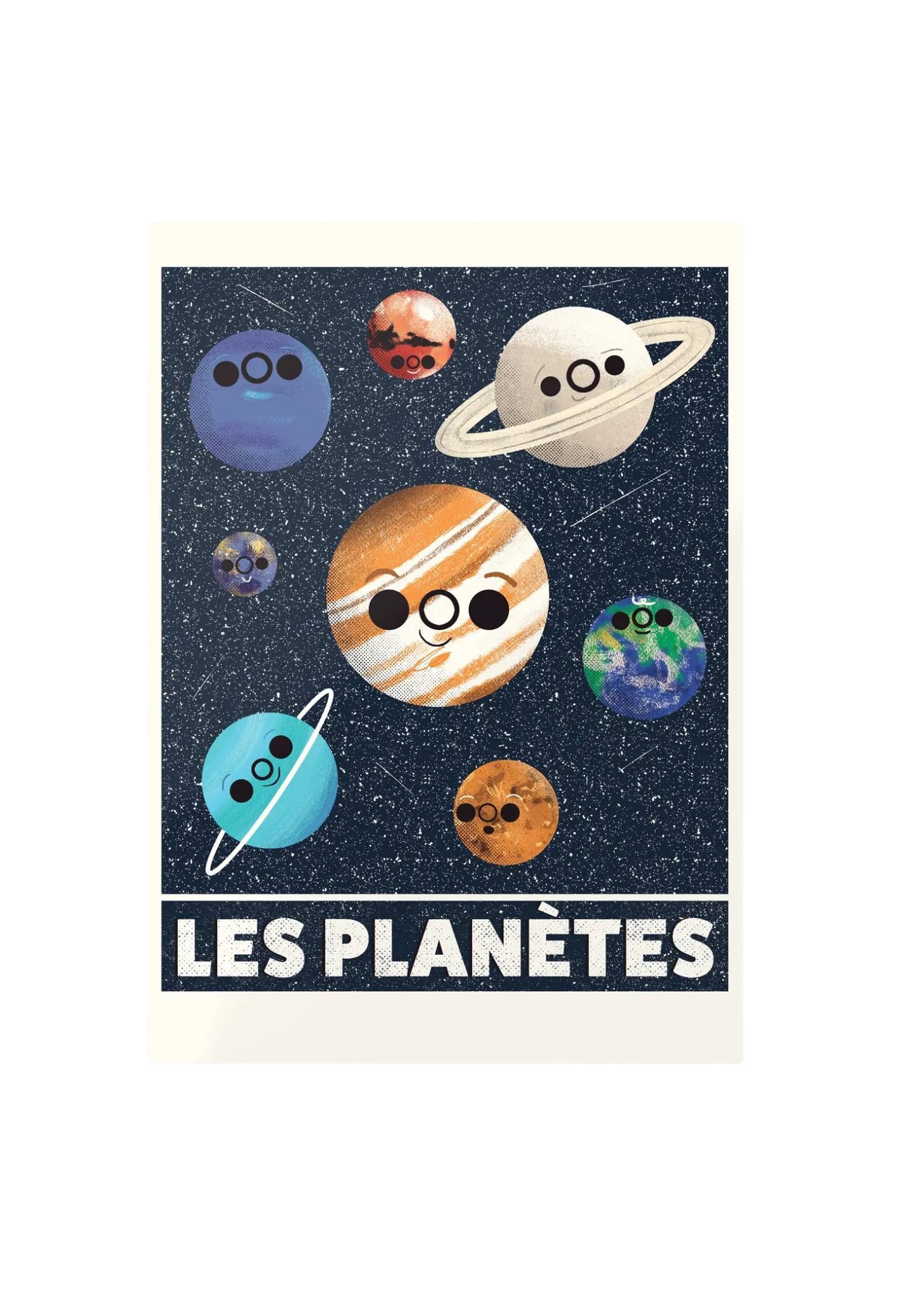 BRUXELLES TE SALUE FIEU Kunstdruck Les planètes